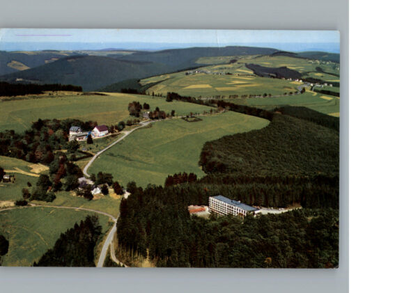 Hoheleye Fliegeraufnahme Berghotel, Sanatorium