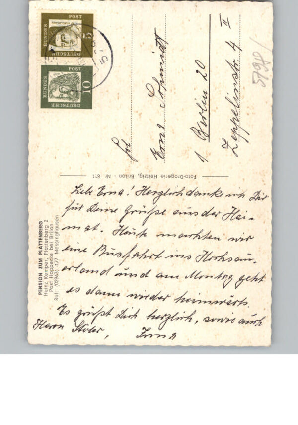Hoppecke Pension Zum Plattenberg – Bild 2