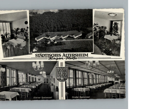 Helfe Hagen Westfalen Staedtisches Altersheim Speisesaal