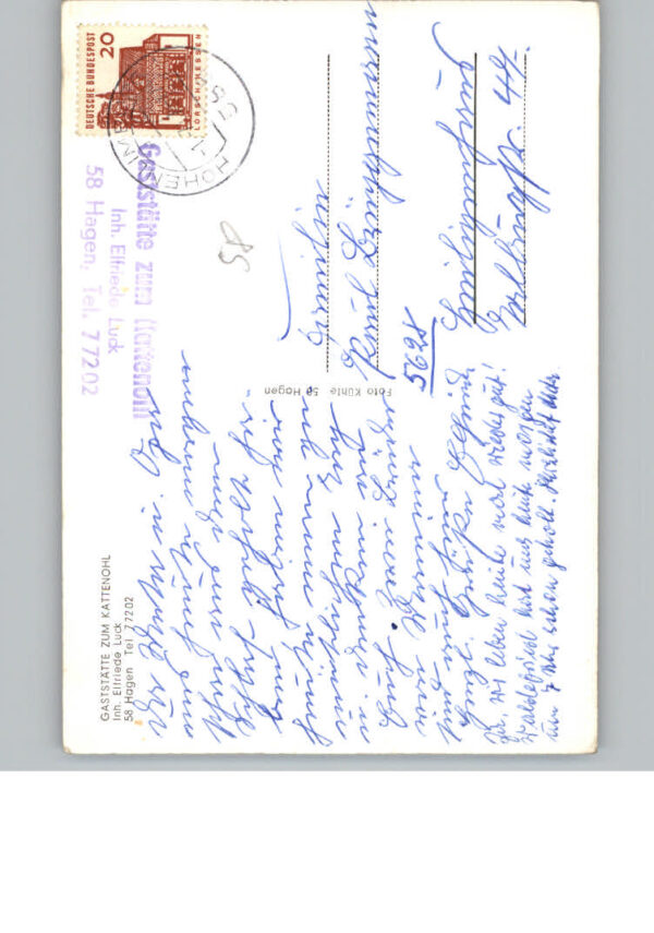 Hagen Westfalen Gaststaette Zum Kattenohl – Bild 2