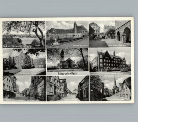Schwerte Huesingstr. Muehlenstr., Koetterbachstr.,Evg.+Kath. Krankenhaus
