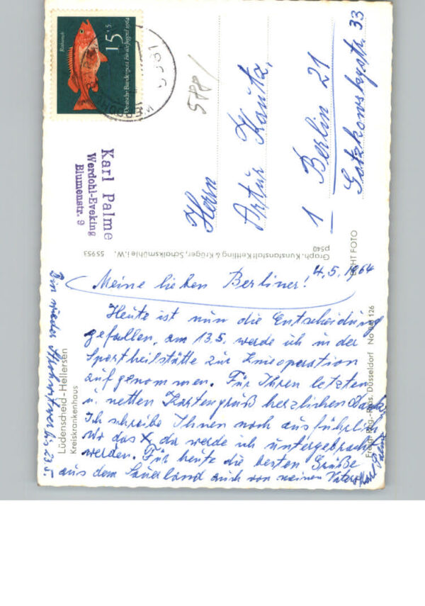 Luedenscheid Fliegeraufnahme Kreiskrankenhaus Hellersen – Bild 2