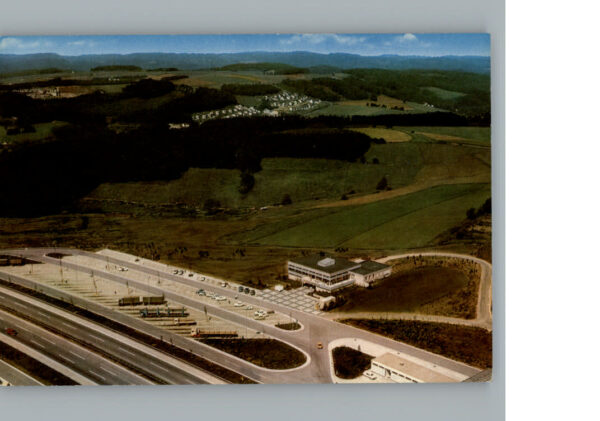 Luedenscheid Fliegeraufnahme BAB-Raststaette Sauerland-Ost