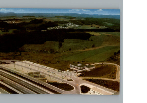 Luedenscheid Fliegeraufnahme BAB- Raststaette Sauerland-Ost