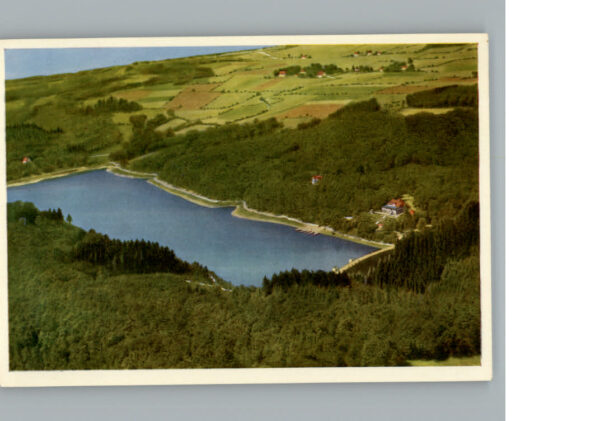 Dahlerbrueck Fliegeraufnahme Cafe, Restaurant Gloertalsperre