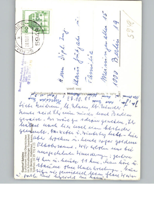 Oberkirchen Sauerland Gasthof Schuette – Bild 2