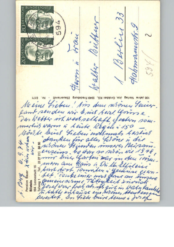Bilstein Sauerland Pension Bauer – Bild 2