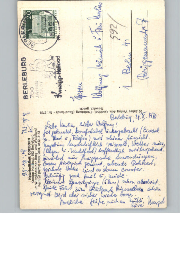 Bad  Berleburg Naturheilklinik Odeborn – Bild 2