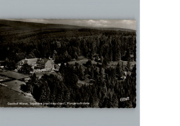 Jagdhaus Sauerland Fliegeraufnahme Gasthof Wiese
