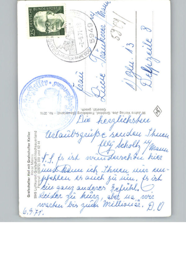 Grafschaft Sauerland Gasthof Grafschafter Hof Grafschafter Keller – Bild 2