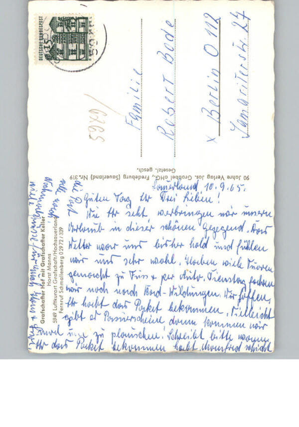 Grafschaft Sauerland Gasthof Grafschafter Hof Grafschafter Keller – Bild 2