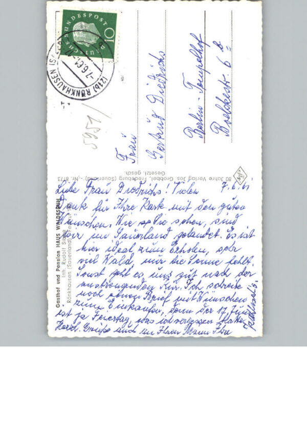 Roenkhausen Gasthof Haus Waldesruh – Bild 2