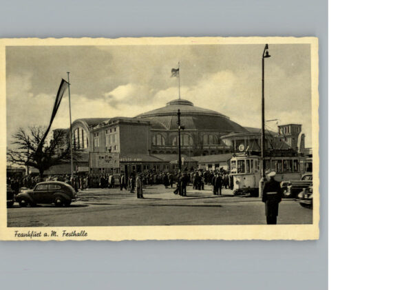 Frankfurt Main Festhalle Strassenbahn