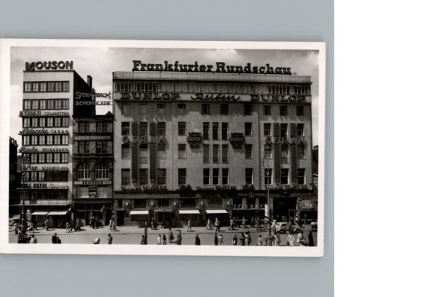 Frankfurt Main Geschaefts-/Buerohaeuser mit Cafe Kranzler