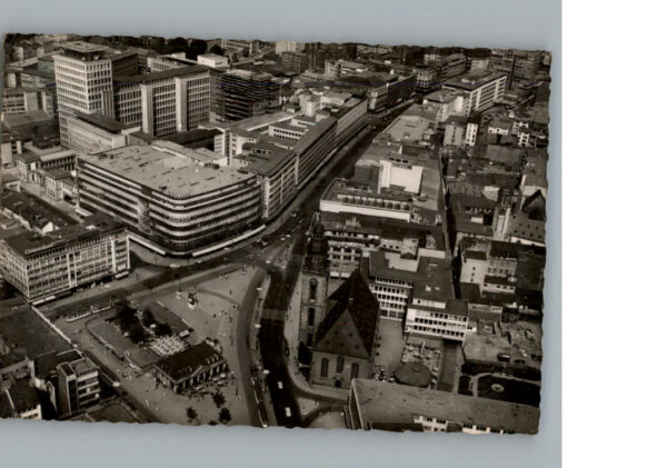 Frankfurt Main Fliegeraufnahme Hauptwache, Zeil