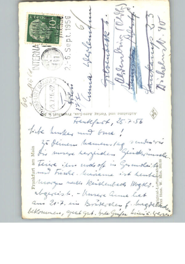 Frankfurt Main Fliegeraufnahme – Bild 2