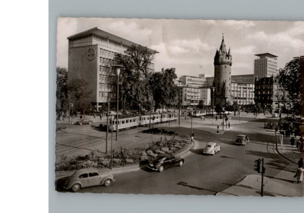 Frankfurt Main Am Eschenheimer Tor Strassenbahn