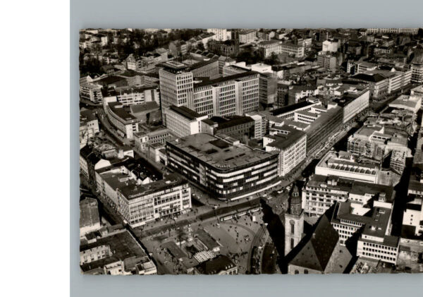Frankfurt Main Fliegeraufnahme Hauptwache, Zeil