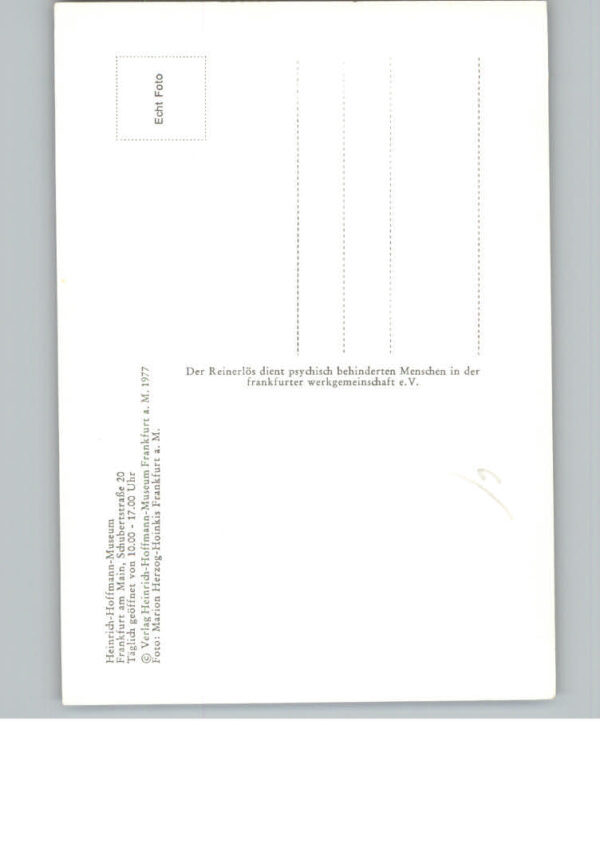 Frankfurt Main Heinrich-Hoffmann-Museum – Bild 2