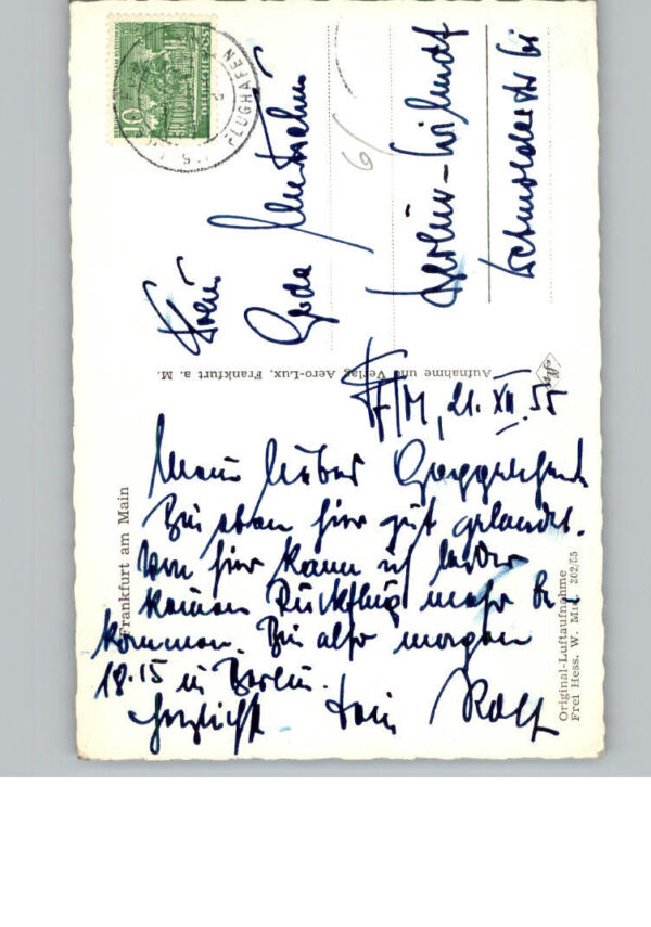 Frankfurt Main Fliegeraufnahme – Bild 2