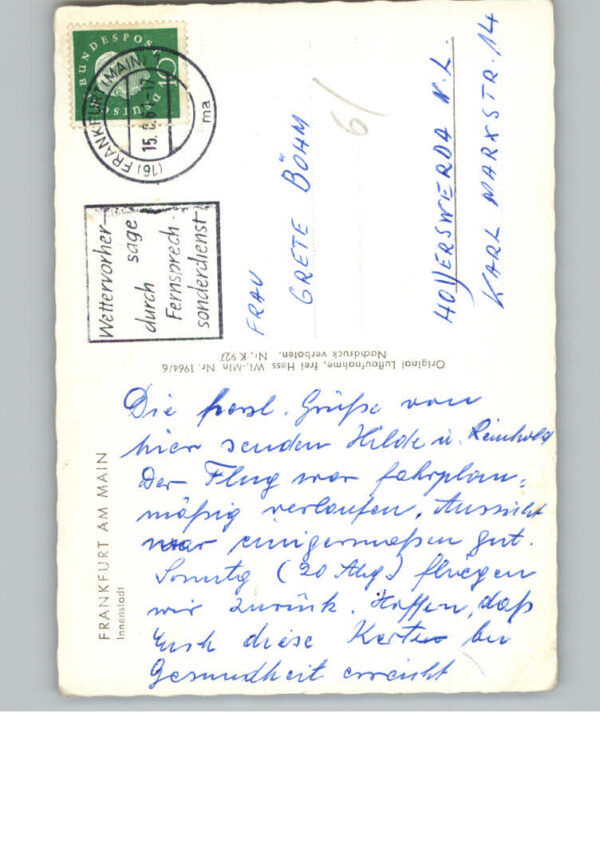 Frankfurt Main Fliegeraufnahme – Bild 2