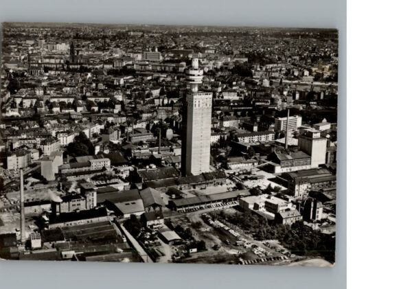 Frankfurt Main Fliegeraufnahme Henninger Turm