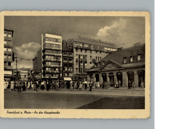 Frankfurt Main An der Hauptwache