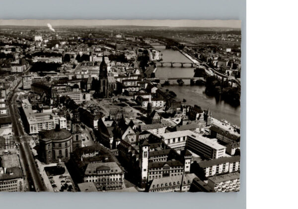 Frankfurt Main Fliegeraufnahme