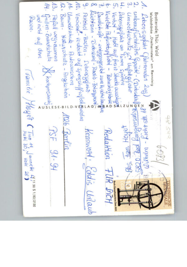 Brotterode Waldschaenke Dreiherrnstein – Bild 2