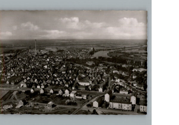 Ruesselsheim Main Fliegeraufnahme