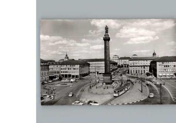 Darmstadt Luisenplatz Strassenbahn