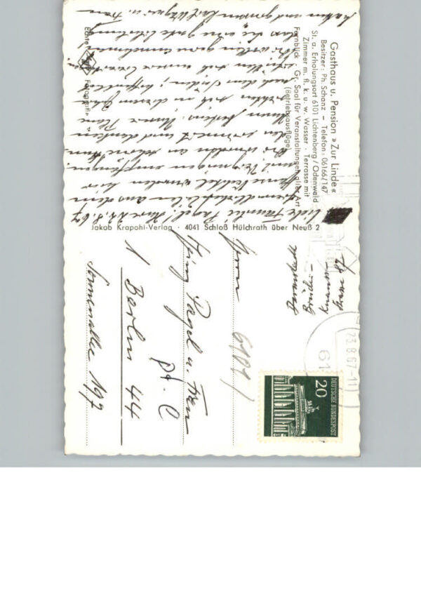 Lichtenberg Odenwald Gasthof Zur Linde – Bild 2
