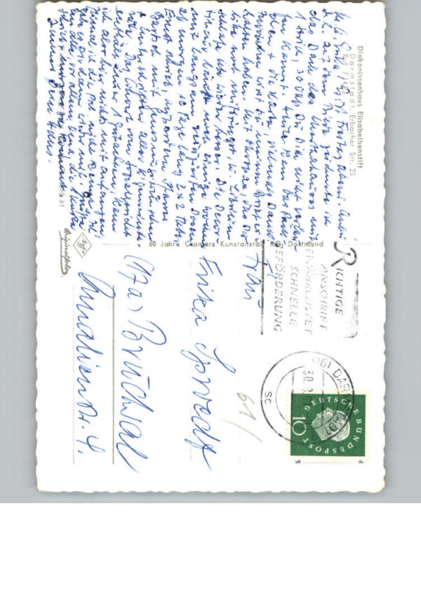 Darmstadt Fliegeraufnahme Diakonissenhaus Elisabethenstift – Bild 2