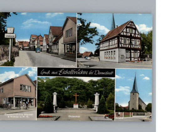 Eschollbruecken Hauptstr. Geschaeftshaus Werner & Richter, ...