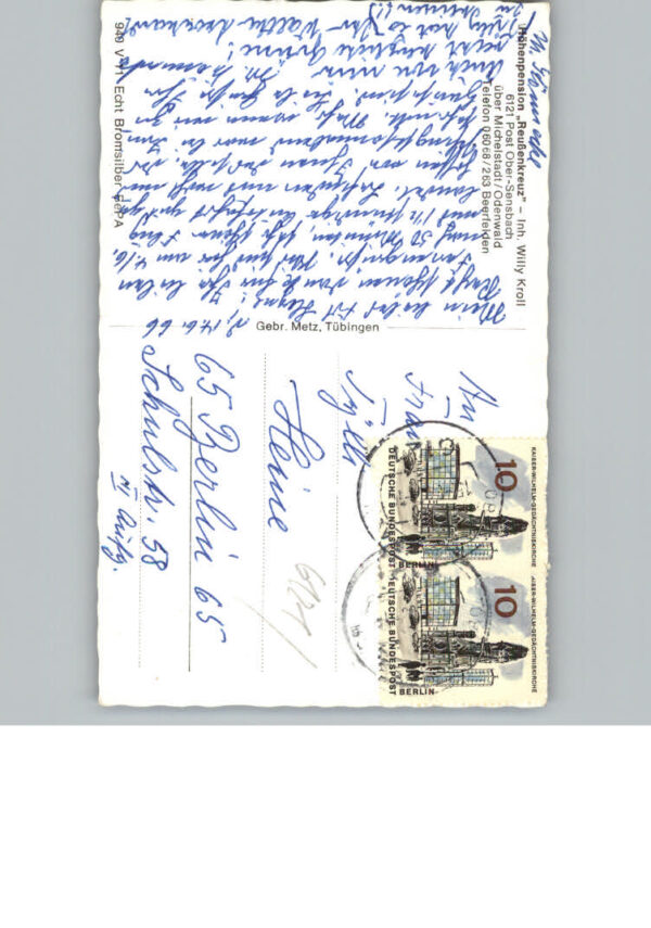 Ober-Sensbach Pension Reussenkreuz – Bild 2