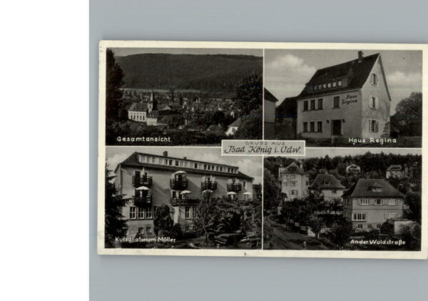 Bad Koenig Haus Regina Kursanatorium Mueller, Waldstr.