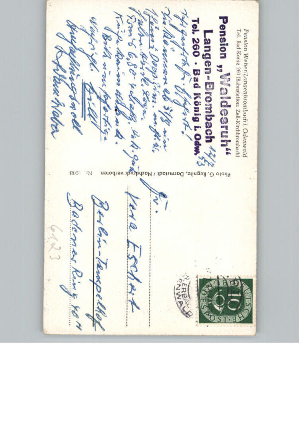 Langen-Brombach Pension Waldesruh/Weber – Bild 2