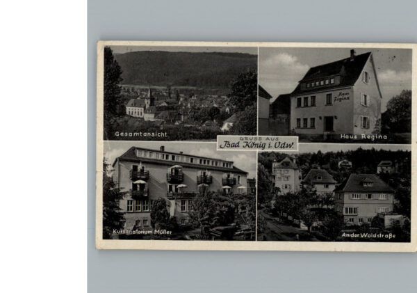 Bad Koenig Haus Regina Waldstrasse, Kursanatorium Mueller
