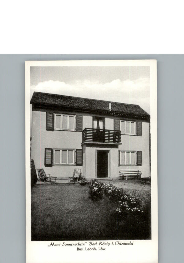Bad Koenig Haus Sonnenschein