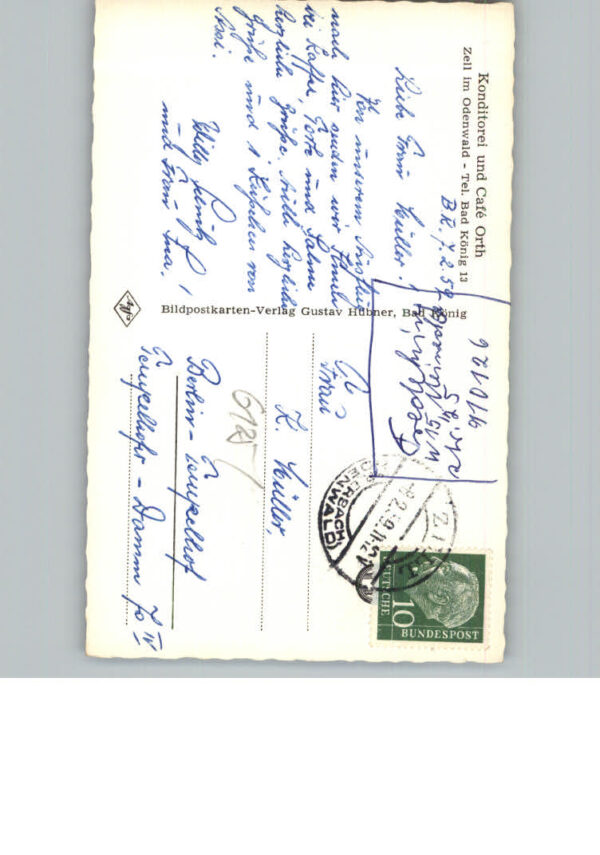 Zell Odenwald Konditorei Cafe Orth – Bild 2
