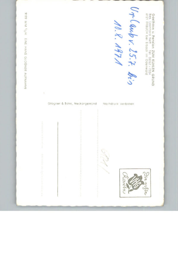 Erbuch Gasthaus Pension Zum kuehlen Grund – Bild 2