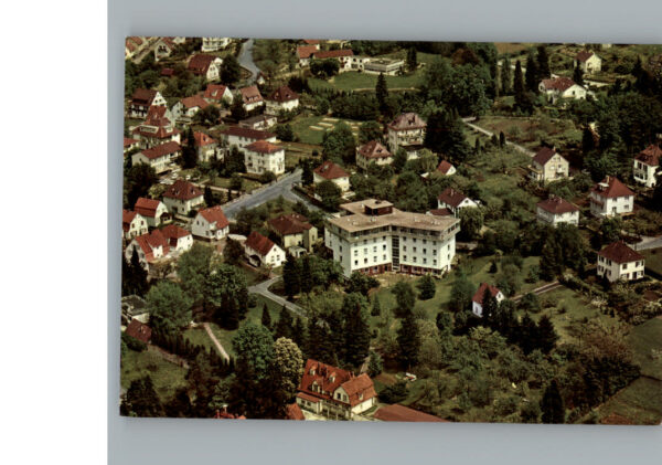 Bad Koenig Fliegeraufnahme Odenwald-Sanantorium, Klinik Dr. Wolf