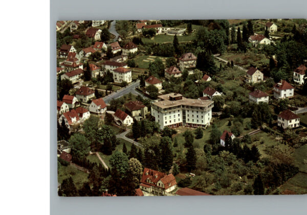 Bad Koenig Fliegeraufnahme Odenwald-Sanatorium, Klinik Dr. Wolf