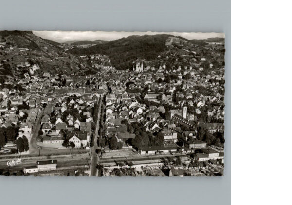 Heppenheim Bergstrasse Fliegeraufnahme