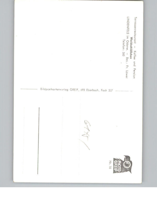 Lindenfels Odenwald Restaurant Cafe, Pension Waldschloesschen – Bild 2