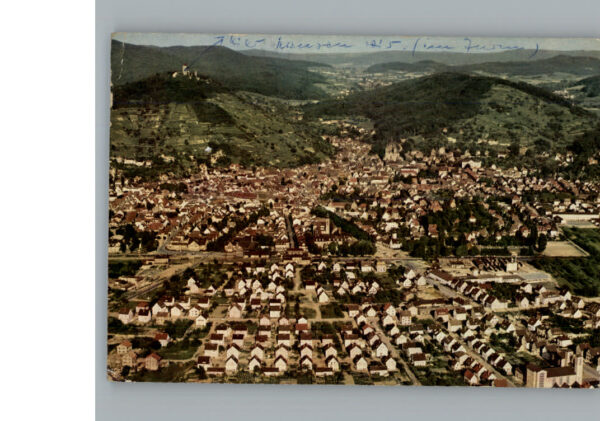 Heppenheim Bergstrasse Fliegeraufnahme