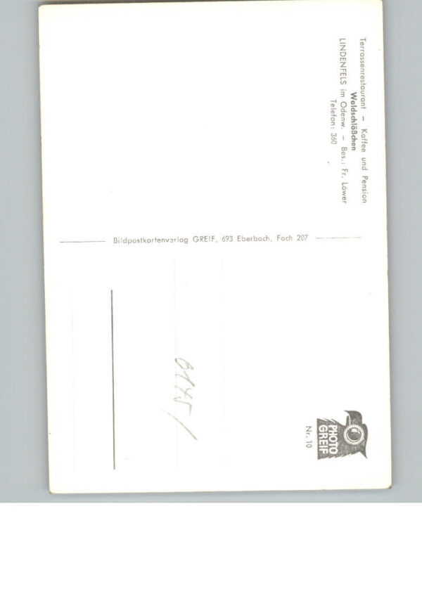 Lindenfels Odenwald Restaurant Cafe, Pension Waldschloesschen – Bild 2