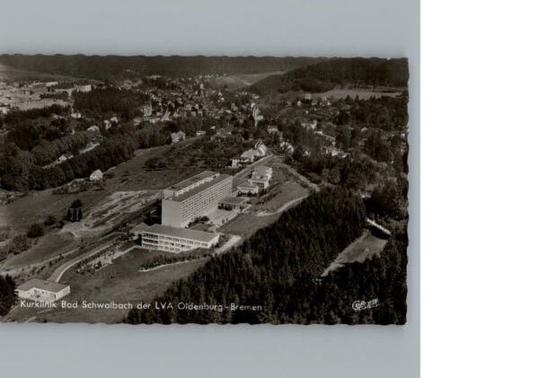 Bad Schwalbach Fliegeraufnahme Kurklinik