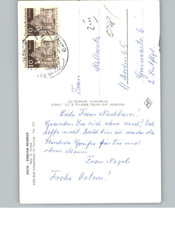 Bad Schwalbach Hotel Pension Friedeck – Bild 2