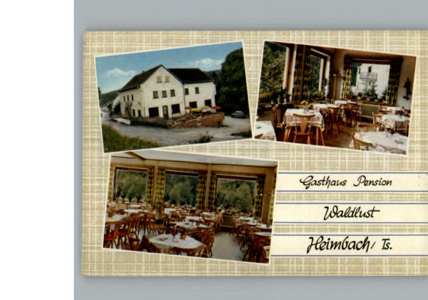 Heimbach Bad Schwalbach Gasthaus Pension Waldlust